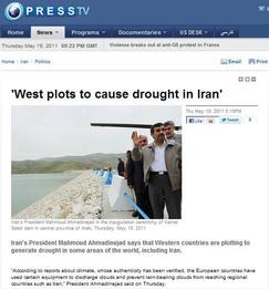 Ahmadinejad : « Les Européens provoquent des sécheresses en Iran »