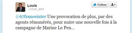 Agression Montebourg/Pulvar : le numéro 2 du FN dénonce une manip'