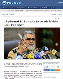 Un général iranien : « Les Etats-Unis ont planifié le 11-Septembre »