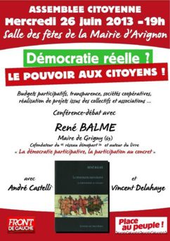 René Balme, de nouveau candidat, se réclame du soutien du Front de Gauche