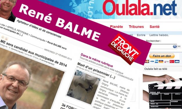 René Balme invité d’honneur à la fête du Front de Gauche d’Oullins (Rhône)