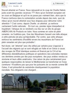 Attentat de l'Isère : les réactions complotistes