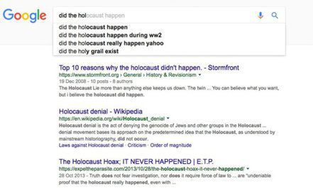 Holocauste : la question qu’il vaut mieux ne pas poser à Google