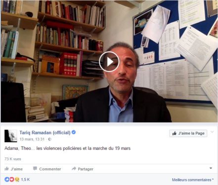 Pour Tariq Ramadan, c’est l’Etat qui “entretient” l’insécurité
