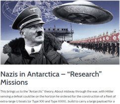 Le vieux mythe de la base nazie secrète en Antarctique refuse de mourir
