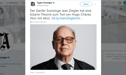 Jean Ziegler accuse les Etats-Unis de saboter le Venezuela