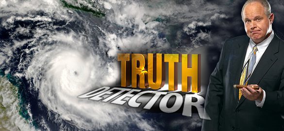 Rush Limbaugh accuse les alertes ouragan d’être un complot des médias de gauche