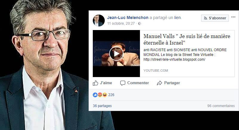 Le point sur la très douteuse vidéo anti-Valls publiée par Jean-Luc Mélenchon