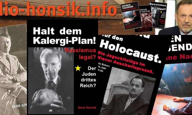 Décès du négationniste autrichien Gerd Honsik