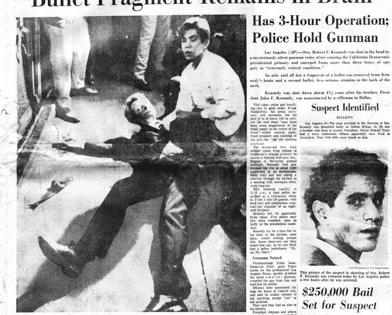 Qui a tué Robert Kennedy ? 50 ans après, les théories du complot n’ont jamais été corroborées