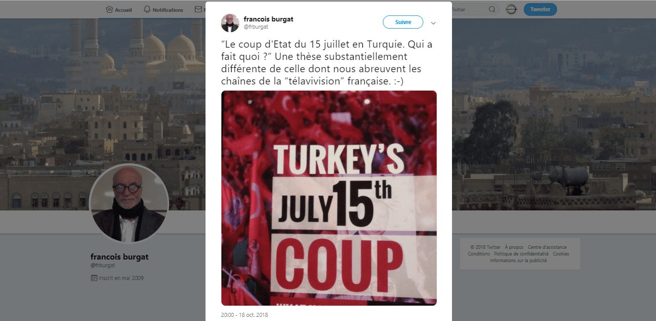 « Télavivision » : le nouveau dérapage de l’islamologue François Burgat
