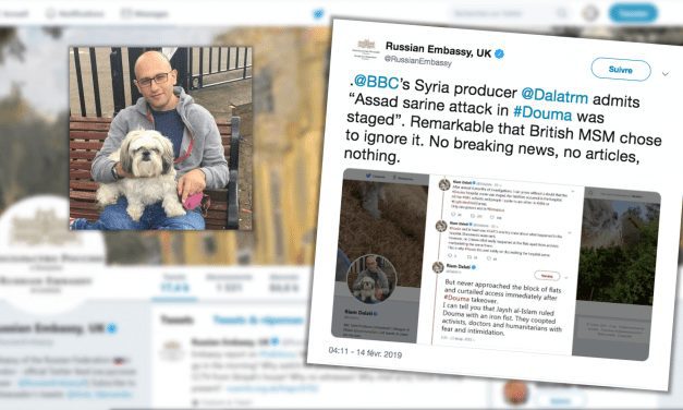 Que disent vraiment les tweets de Riam Dalati, producteur à la BBC, au sujet de l’attaque chimique de Douma ?