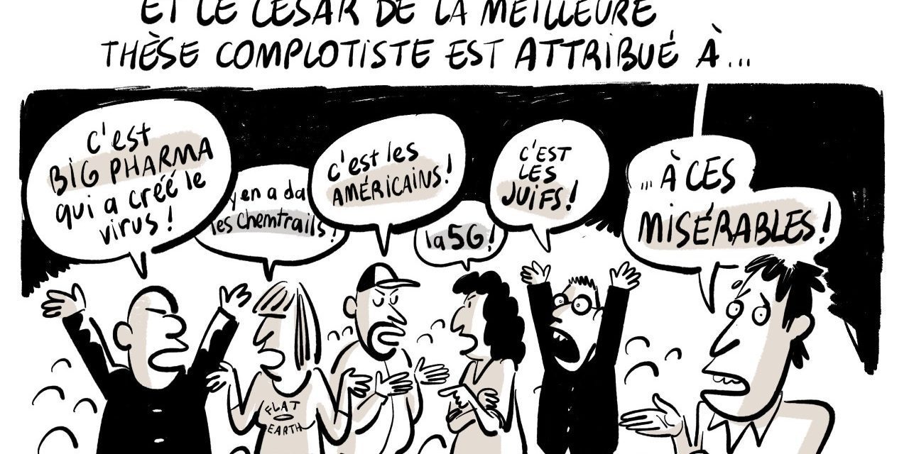 Et le César de la meilleure théorie du complot est attribué à…