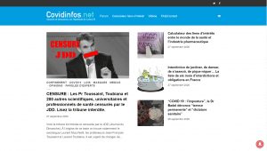 Page d'accueil du site.