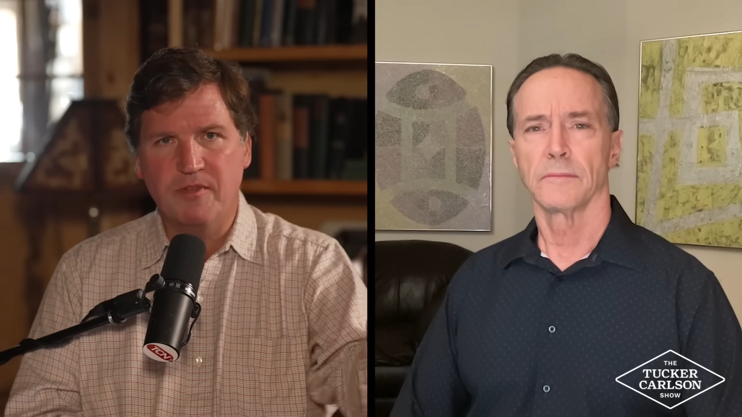 Tucker Carlson et Dane Wigington.